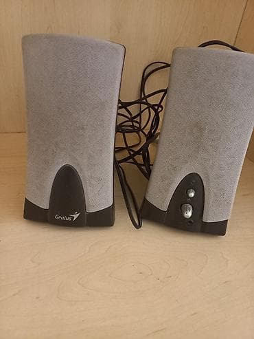 kalonka mikrofon: Genius masaüstü kompüter akustik sistemi – 2.0 dinamiklər - Brend — 1