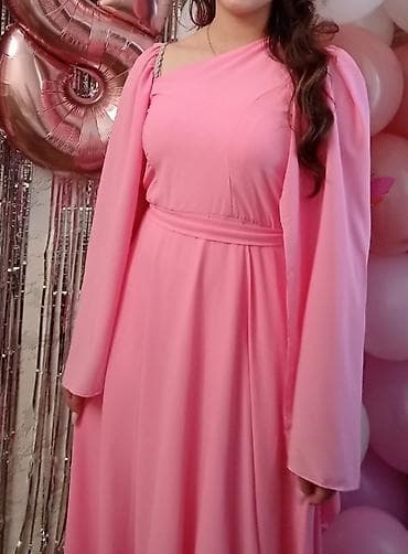 Личные вещи: TECİLİ SATİLİR Şık qadın gecə/gecəlik paltarı – açıq çəhrayı rəng - — 3