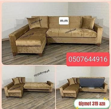 divan koşesi: Künc divan, Yeni, Açılan, Bazalı, Parça, Şəhərdaxili pulsuz çatdırılma — 6