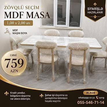 stuldan: Masa desti sifarisle hazırlanır. ⚜️ İstehsaldan satiş, otağınıza — 1