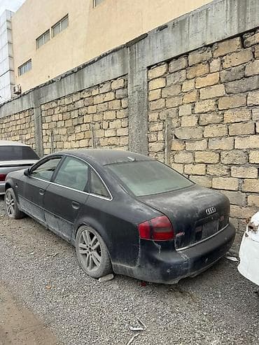 lizing avtomobil: Audi A6 (C5) sedan – qara rəngdə, S-line arxa emblemli. - Kuzov: 4 — 3
