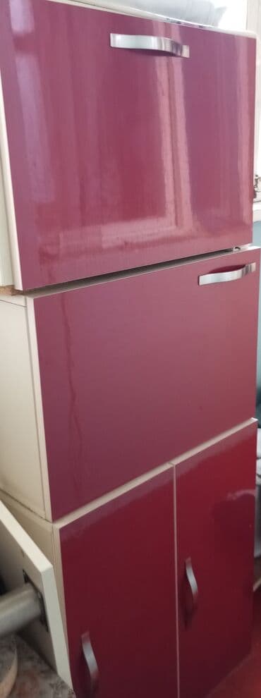 мойка шкаф для кухни: Mətbəx üçün çoxfunksiyalı şkaf modulu - Material: parlaq — 1