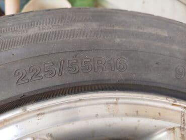 r16 təkər: İşlənmiş Disk təkər Mercedes-Benz 225 / 55 / R 16, 5 Boltlu — 5