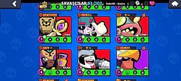 17: Brawl Stars hesabı – orta səviyyəli inkişaf etmiş profil giymet — 4