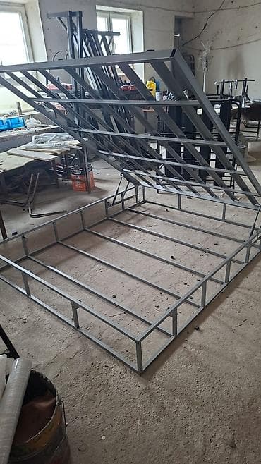 Yeni, İkinəfərlik çarpayı, Bazalı, Matrassız, Siyirməsiz, Azərbaycan — 1