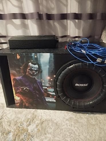 Avto səs sistemi – subwoofer + monoblok gücləndirici + qoşulma lalafo.az -da Avto səs sistemi – subwoofer + monoblok gücləndirici + qoşulma