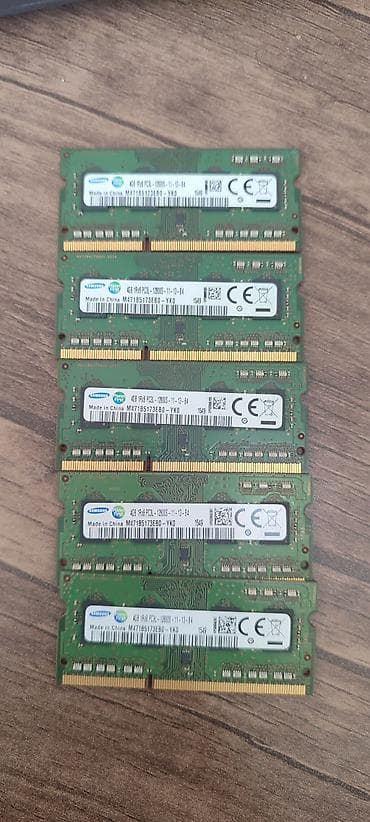 4 terabayt harddisk: Operativ yaddaş (RAM) Samsung, 4 GB, 2666 Mhz, DDR4, Noutbuk üçün — 3