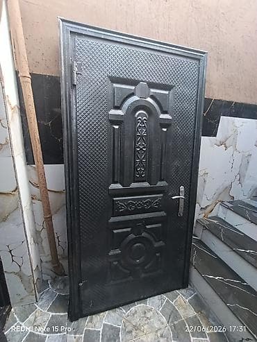 w202 qapi: Dəmir giriş qapısı - Material: qalın metal konstruksiya, tam çərçivə — 4