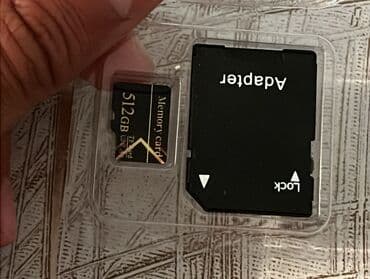 saz data kart: 📦 Məhsul haqqında: Yeni 512 GB microSD yaddaş kartı (adapter ilə — 2