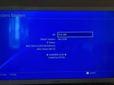 PS4 (Sony Playstation 4): PlayStation 4 (PS4) Salam Gördüyünüz Playstation 4 modeli konsol — 6