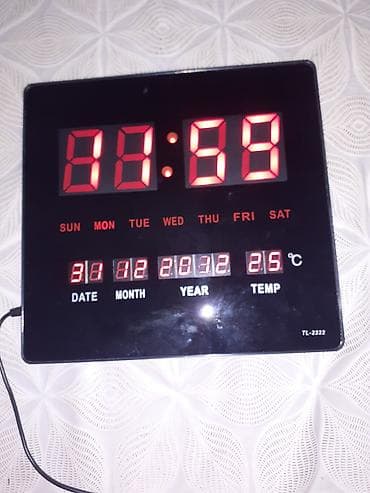 Картины и портреты: Настенные часы, Электронные, Подсветка — 4