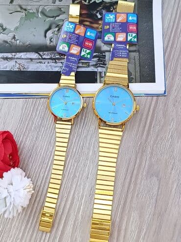 elektron saat oyrənmək: Qol saatı, Casio, rəng - Qızılı — 4