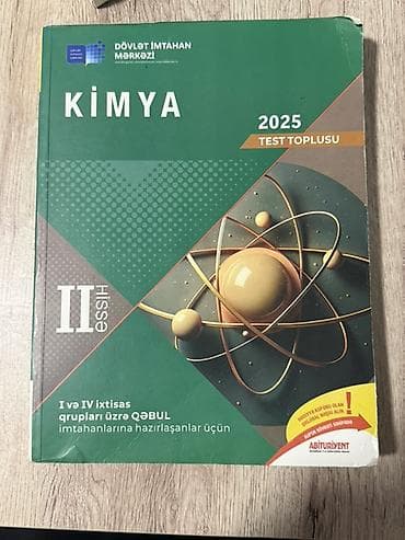 Dövlət İmtahan Mərkəzinin **Kimya 2025 Test Toplusu – II hissə** — 4