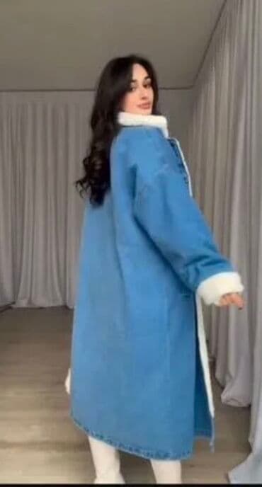 hamilələr üçün: Əla vəziyyətdə cins palto satılır, tədbir üçün alınıb, bir dəfə — 7