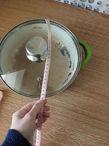 Посуда для готовки: Кастрюля, цвет - Зеленый, Керамика, 26 см — 2