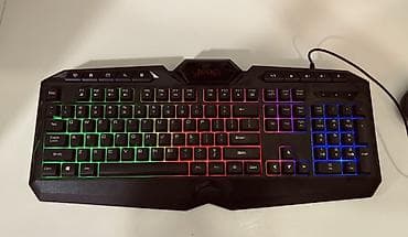 Video oyunlar və konsollar: JEDEL USB klaviatura – oyun və gündəlik istifadə üçün tam ölçülü — 3