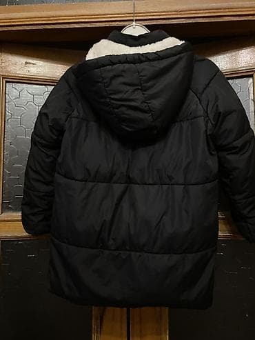 Праздничные костюмы: Uşaq qış gödəkçəsi – qara rəng - İsti, qalın şişmə (puf) dizayn - — 2