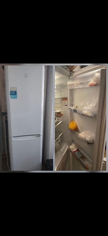 ucuz soyducu: İşlənmiş 2 qapılı Indesit Soyuducu Satılır, rəng - Ağ, Dolab içi — 1