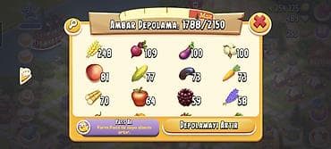 Hay day oyun hesabı səviyyə 91 Elmas 500 ağıl anbarı 8200 qiymət çox — 3