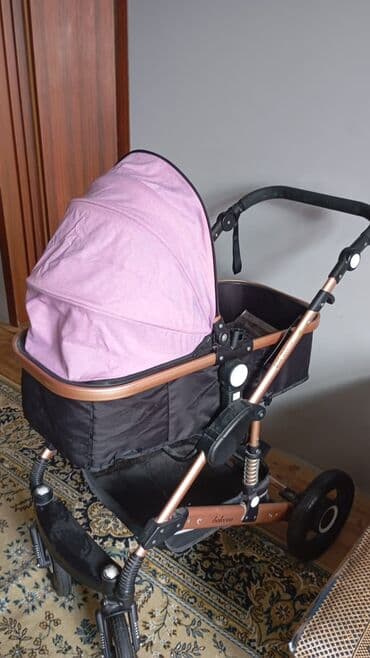 kidilo коляска 3 в 1: Çıxarılmayan beşikli araba, Bebeto, Cins: Qız, Yaş: <1 ay — 1