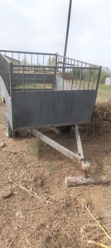 запчасти на прицепы: Tək oxlu qoşqu araba - Metal karkas və polad yan divarlar, üst — 2