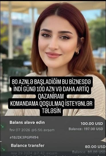 Satış meneceri, Qadın, Təcrübəsiz — 1