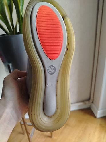 stringer alt paltarı: Nike Air Max 720 kişi idman ayaqqabısı - Rəng: açıq boz üstlük — 9