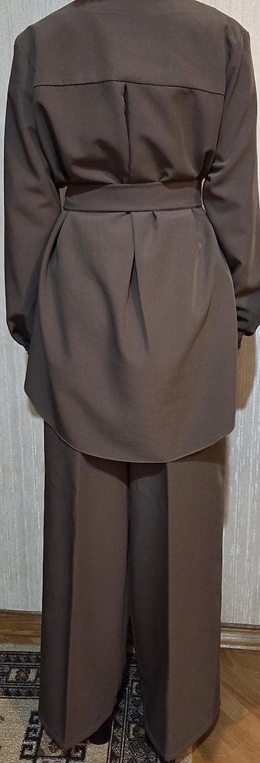 mini qelyan: Qadın kostyumu - Rəng: Karamel kapuçino - Üst: uzunqol kimono — 10