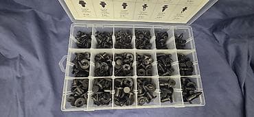 klips: Avtomobil üçün klips və bərkidici dəsti – 190 ədəd - Universal tipli — 3