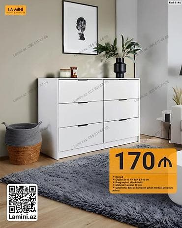 taxta komod: La Mini markasından komod - Model kodu: 6146 - Ölçülər: D 40 × H 80 × — 1