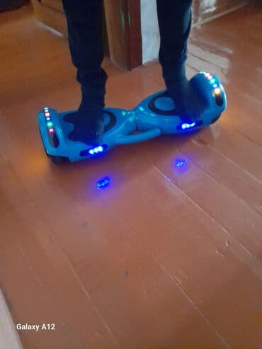 Subaru: Uşaqlar və yeniyetmələr üçün balans skuter (hovərbord) - Rəng: mavi - — 4