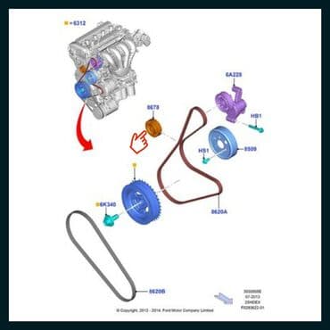 Motor üçün digər detallar: Ford FUSİON, 2 l, Benzin, 2020 il, Yeni — 2