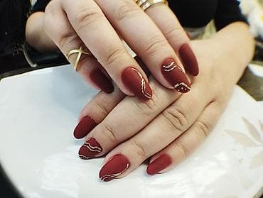 Sifarişlə əl işləri: Manikür və dırnaq dizaynı xidməti - Gel lak, uzadılma və forma — 9
