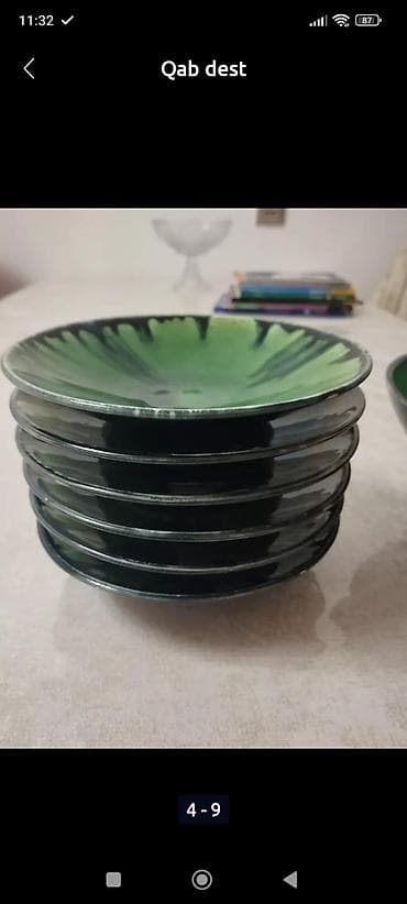 su qab: Nahar dəsti, rəng - Yaşıl, 6 nəfərlik — 2