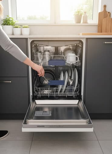 Qabyuyan maşın Siemens, Tam qabaritli (60 sm.), Ayrıca dayanan, İşlənmiş