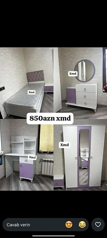sisme dosek: Oğlan və qız üçün, Yeni, Təknəfərlik çarpayı — 1