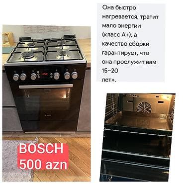 Mətbəx texnikası: Qarışıq sobası Ayrıca dayanan, 4 gözlü, İşlənmiş — 1