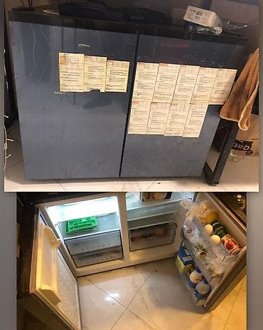 Kofeshop ve restoran ucun ucun 1 terefi nofros 1 terefi dondurucu olan