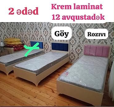 ev saatleri: Yüksələn mexanizmli tək nəfərlik çarpayı - Ölçü: təxmini 90×190 sm — 10