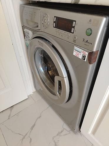 Стиральная машина Hotpoint Ariston, 7 кг, Б/у, Автомат, Без сушки — 3