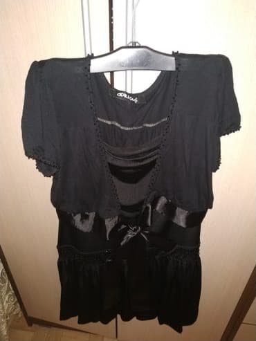 черные мужские водолазки: Декольте блузка с фигаро — 1