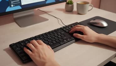 notebook klaviatura satisi: Jedel simli klaviatura - Tam ölçülü model: funksional F düymələri — 1