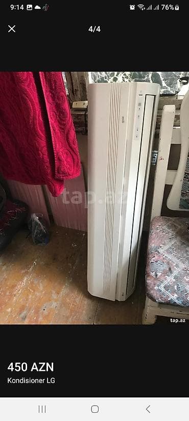 Kondisionerlər: LG split kondisioner — model: LS24QGH Texniki göstəricilər: - Tip — 4