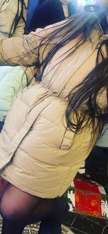 Dəstlər: Uşaq üçün qış gödəkçəsi – bej rəngli, kapüşonlu, uzun model — 6