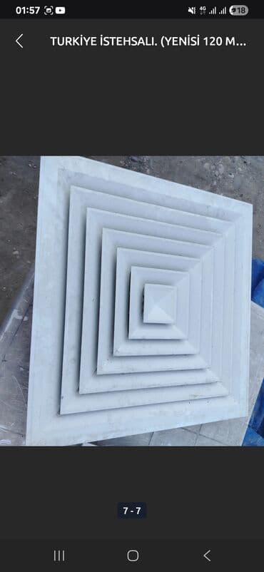 ремонт fly: Bu hava ventili qapağı, havalandırma sistemlərində istifadə üçün — 4