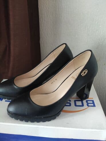 детские кожаные туфли: Туфли, Размер: 39, цвет - Черный, Новый — 6