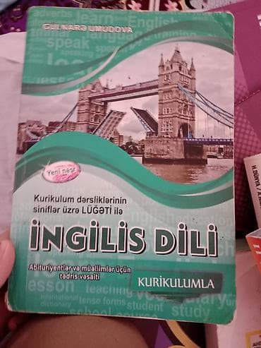 Məktəb dərslikləri: İşlənmiş ingilis dili kitabı qaydalar+sinonimlər mövcuddur — 1