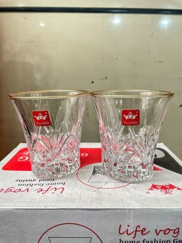 gumus qab: Qədəhlər, Şüşə, 2 ədədli dəst — 10