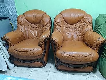 dolab 2 ci el: İşlənmiş, Kreslo, Dəri — 1