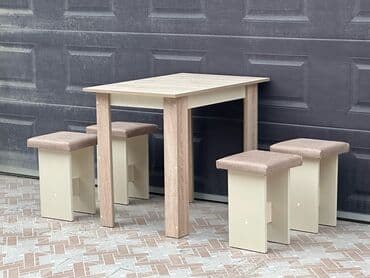 yazı masa: Yeni, 4 stul — 14